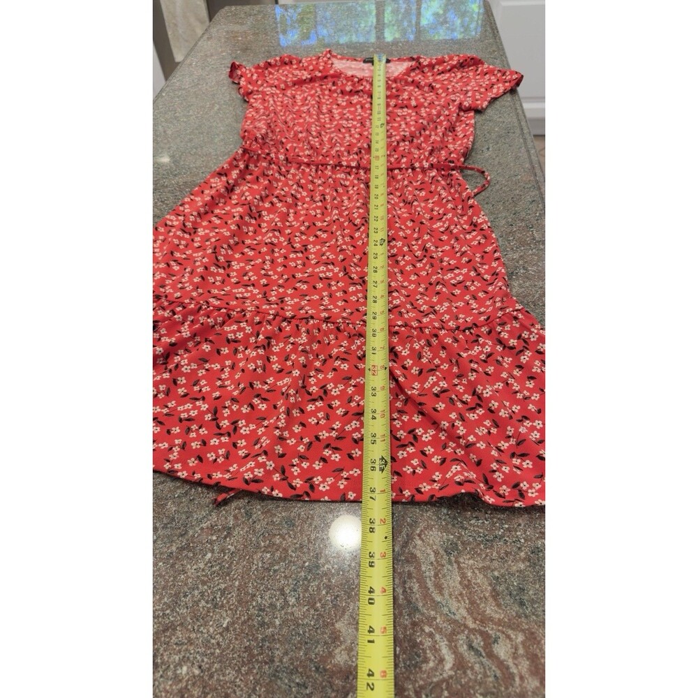 BANANA REPUBLIC Floral Stretch Knit Dress Cottage Core Women Size XS to S - Picture 9 of 13